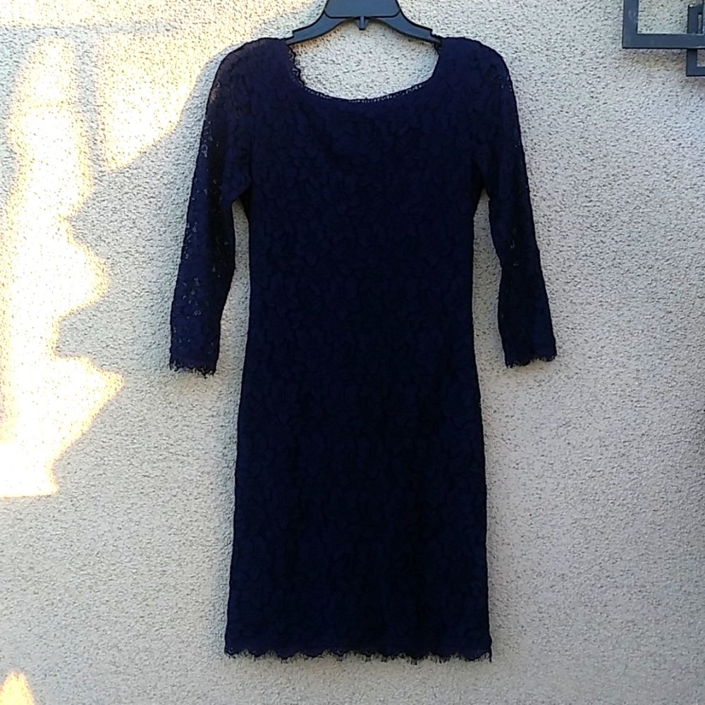 DVF Zarita lace dress